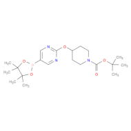 tert-butyl 4-((5-(4,4,5,5-tetramethyl-1,3,2-dioxaborolan-2-yl)pyrimidin-2-yl)oxy)piperidine-1-carboxylate