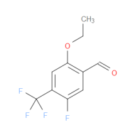 2-ethoxy-5-fluoro-4-(trifluoromethyl)benzaldehyde
