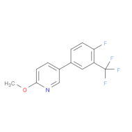 5-[4-Fluoro-3-(trifluoromethyl)phenyl]-2-methoxypyridine