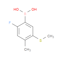 (2-Fluoro-4-methyl-5-(methylthio)phenyl)boronic acid