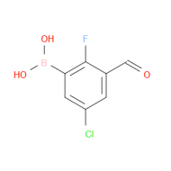 (5-Chloro-2-fluoro-3-formylphenyl)boronic acid