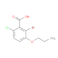 2-Bromo-6-chloro-3-propoxybenzoic acid