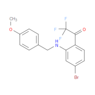 1-(4-bromo-2-((4-methoxybenzyl)amino)phenyl)-2,2,2-trifluoroethanone