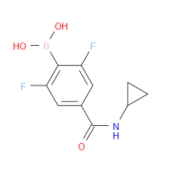 (4-(Cyclopropylcarbamoyl)-2,6-difluorophenyl)boronic acid