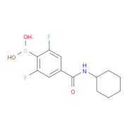 (4-(Cyclohexylcarbamoyl)-2,6-difluorophenyl)boronic acid