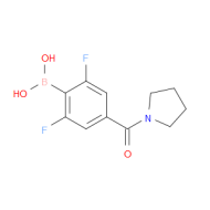(2,6-Difluoro-4-(pyrrolidine-1-carbonyl)phenyl)boronic acid