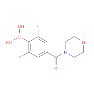 (2,6-Difluoro-4-(morpholine-4-carbonyl)phenyl)boronic acid