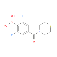 (2,6-Difluoro-4-(thiomorpholine-4-carbonyl)phenyl)boronic acid