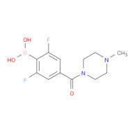 (2,6-Difluoro-4-(4-methylpiperazine-1-carbonyl)phenyl)boronic acid