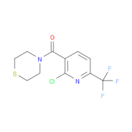 (2-Chloro-6-(trifluoromethyl)pyridin-3-yl)(thiomorpholino)methanone