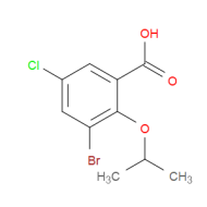 3-bromo-5-chloro-2-isopropoxybenzoic acid
