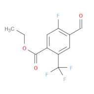 Ethyl 5-fluoro-4-formyl-2-(trifluoromethyl)benzoate