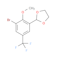 2-(3-Bromo-2-methoxy-5-(trifluoromethyl)phenyl)-1,3-dioxolane