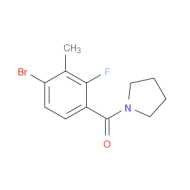(4-Bromo-2-fluoro-3-methylphenyl)(pyrrolidin-1-yl)methanone