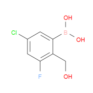 (5-Chloro-3-fluoro-2-(hydroxymethyl)phenyl)boronic acid