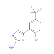 5-(2-Bromo-5-(trifluoromethyl)phenyl)thiazol-2-amine