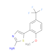 5-(2-Methoxy-5-(trifluoromethyl)phenyl)thiazol-2-amine