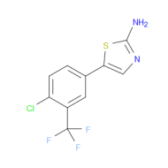 5-(4-Chloro-3-(trifluoromethyl)phenyl)thiazol-2-amine