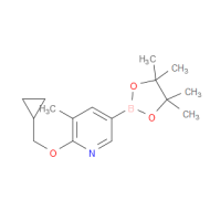2-(Cyclopropylmethoxy)-3-methyl-5-(4,4,5,5-tetramethyl-1,3,2-dioxaborolan-2-yl)pyridine