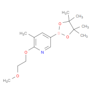 2-(2-Methoxyethoxy)-3-methyl-5-(4,4,5,5-tetramethyl-1,3,2-dioxaborolan-2-yl)pyridine