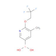 (5-Methyl-6-(2,2,2-trifluoroethoxy)pyridin-3-yl)boronic acid