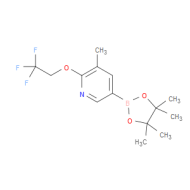 3-Methyl-5-(4,4,5,5-tetramethyl-1,3,2-dioxaborolan-2-yl)-2-(2,2,2-trifluoroethoxy)pyridine