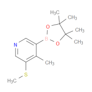 4-Methyl-3-(methylthio)-5-(4,4,5,5-tetramethyl-1,3,2-dioxaborolan-2-yl)pyridine